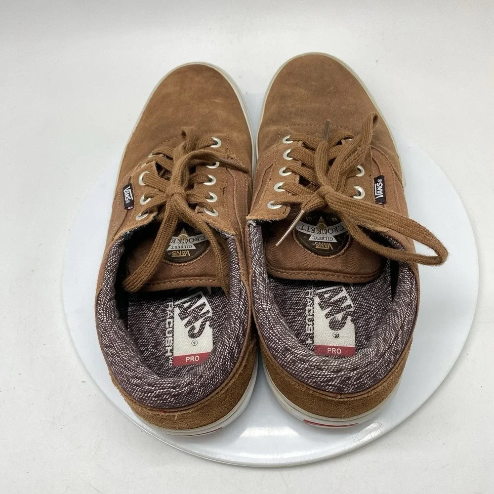 Vans Gilbert Crockett Pro Sneakers Mens 9 Brown TC6D Skate‎ Casual Shoes